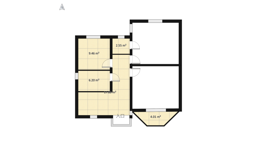 Mihnea's house floor plan 266.78