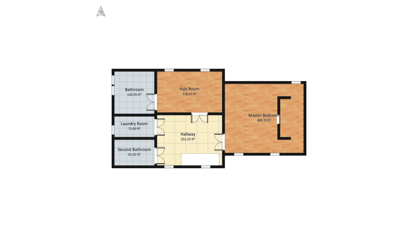 Wood Modern Villa floor plan 273.62