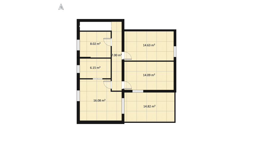 ZONA NOTTE FINALE_1001_3 floor plan 94.29