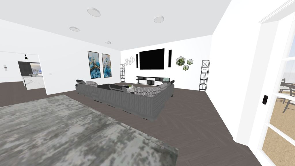 Room 1- Classic Black and White_copy 3d design renderings