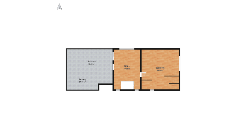 Duplex rooftop floor plan 312.15