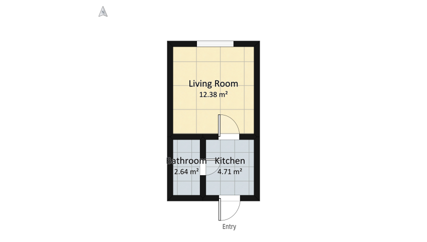 Edita's Apartments floor plan 23.46