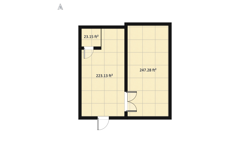 Tiny home floor plan 51.34