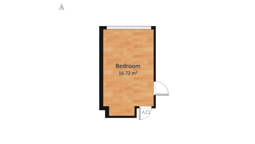 Спальня для Алёны floor plan 18.28