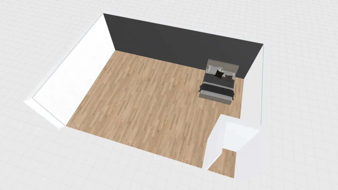 simple bedroom 3d design renderings