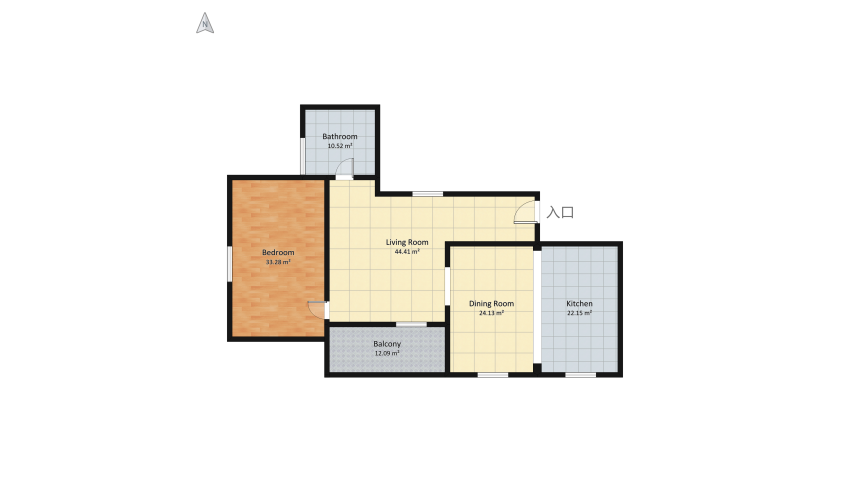 Modern Boho floor plan 146.59