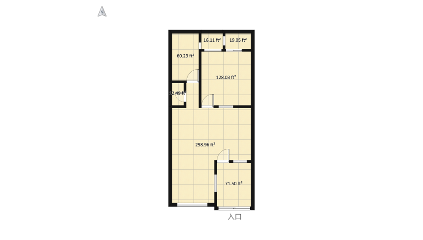 18x38 ground floor floor plan 64.01