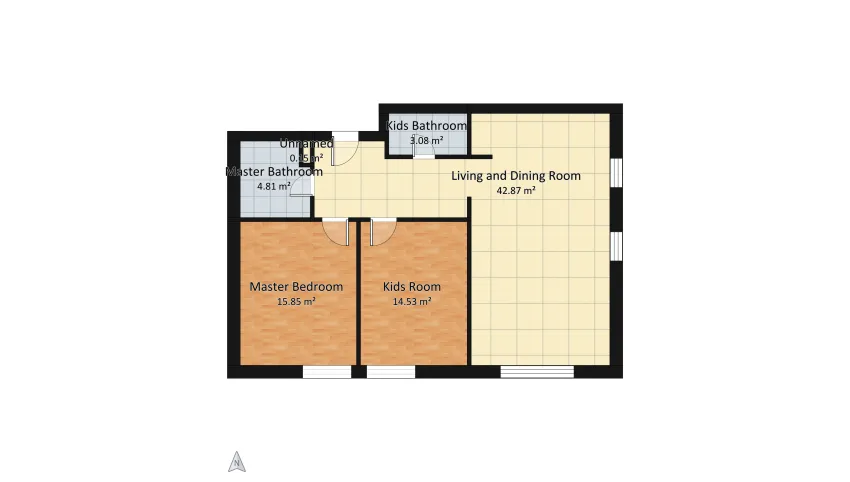 Affordable&Sustainable floor plan 81.29