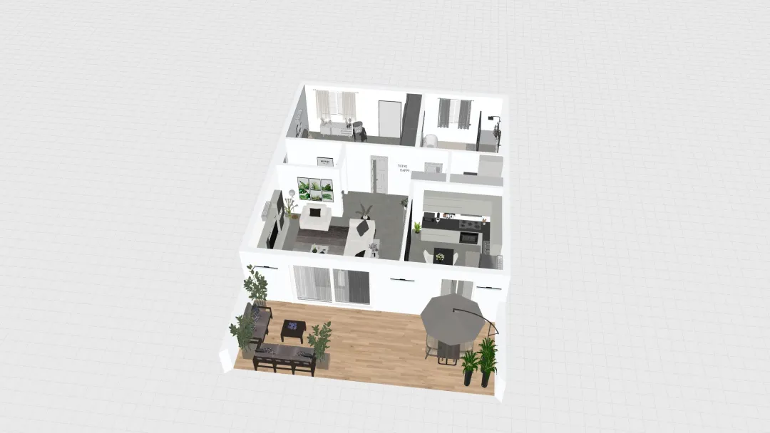Appartamento 5 3d design renderings