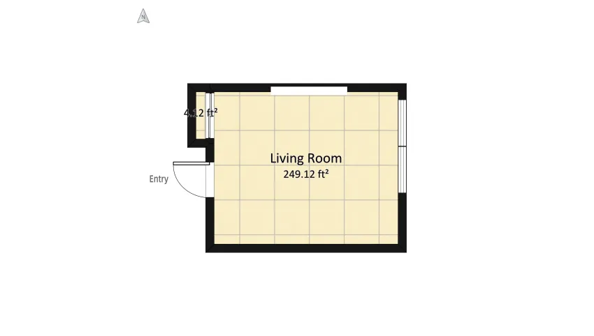 Спальня "Туманное утро" floor plan 26.36
