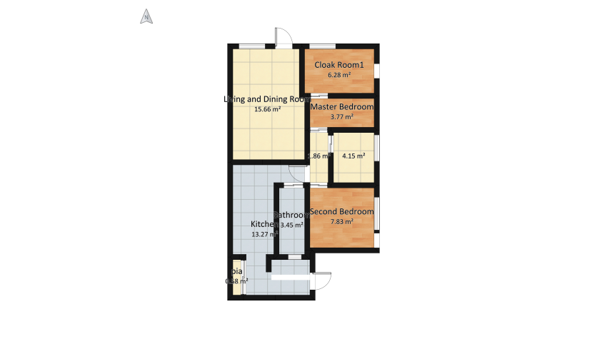 Copy of casa opção 1 floor plan 67.74