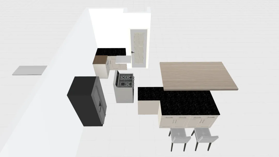 984 Diane Drive Kitchen 3d design renderings
