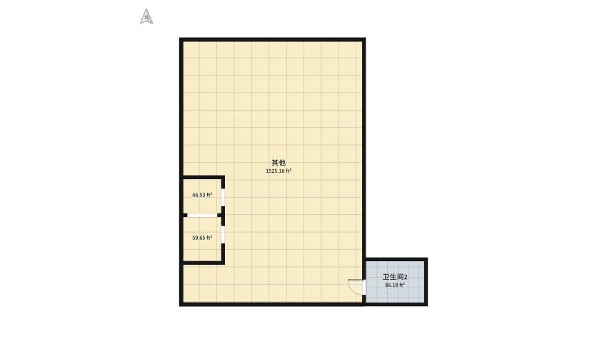昼川别墅 floor plan 1646.2