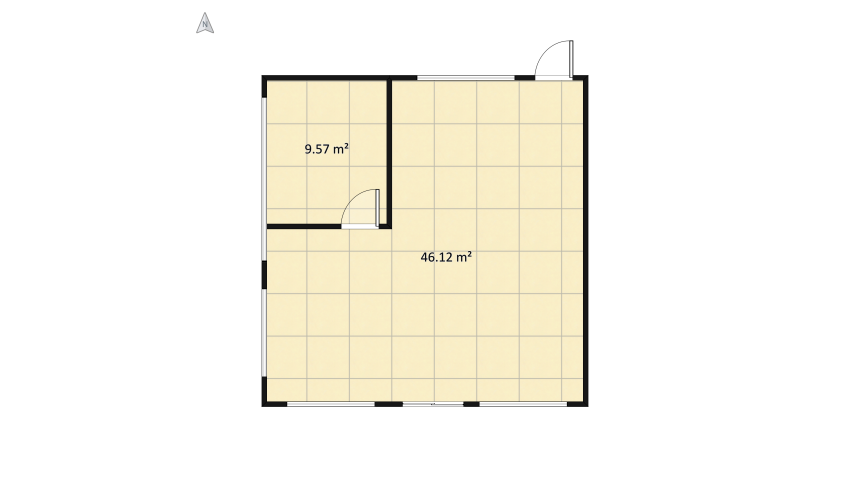 Rooi Ivoor 167  - Studio_copy floor plan 154.34