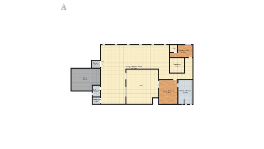 Big Ass House floor plan 424.42