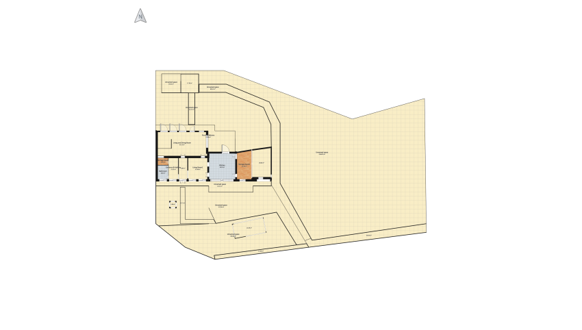 Copy of v2_1 ciattalina piano 0 esterno con livelli floor plan 2256.07