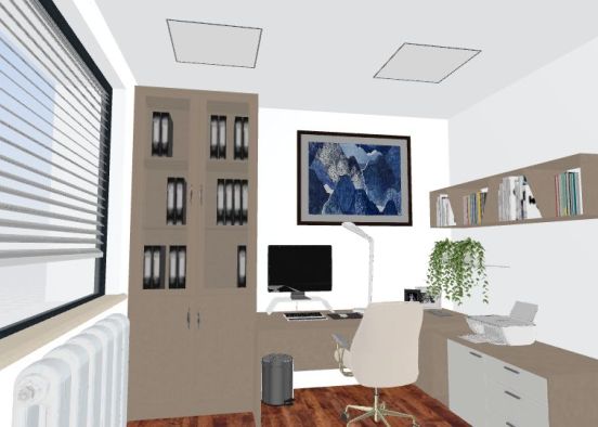 home office _copy Design Rendering