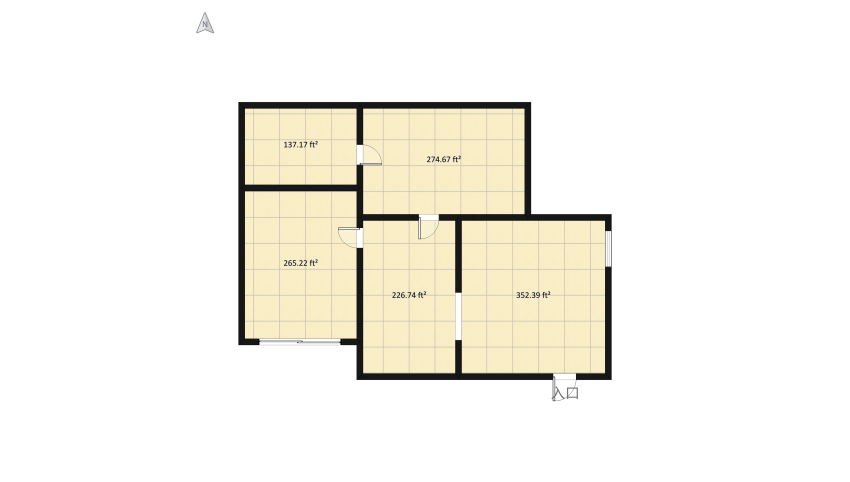 single floor plan 128.65