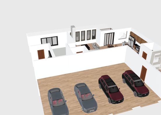 Copy of 4-car garage (8) Design Rendering