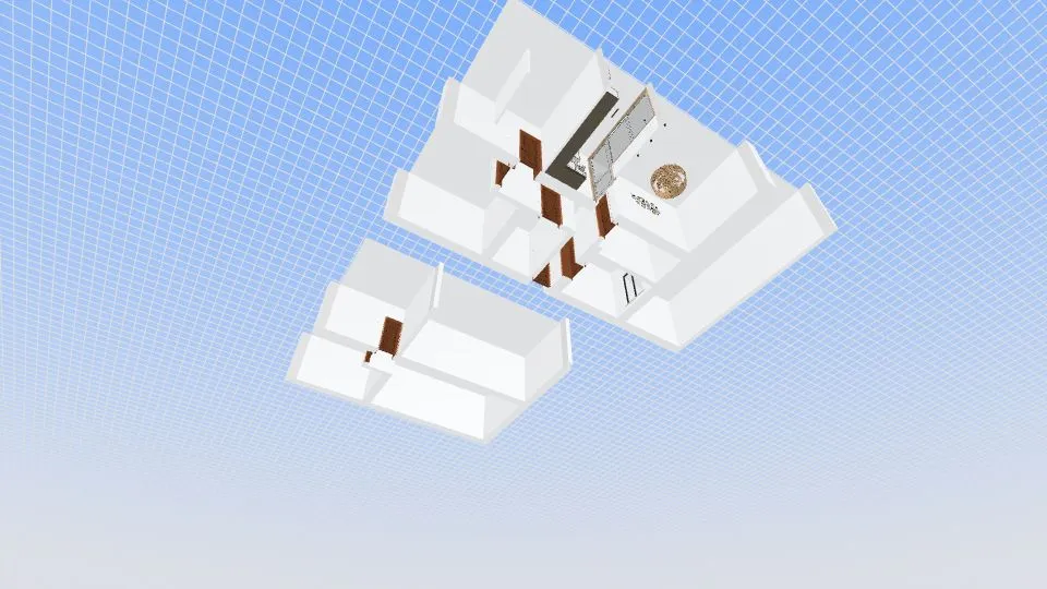 casa versione cucina vetrata 3d design renderings