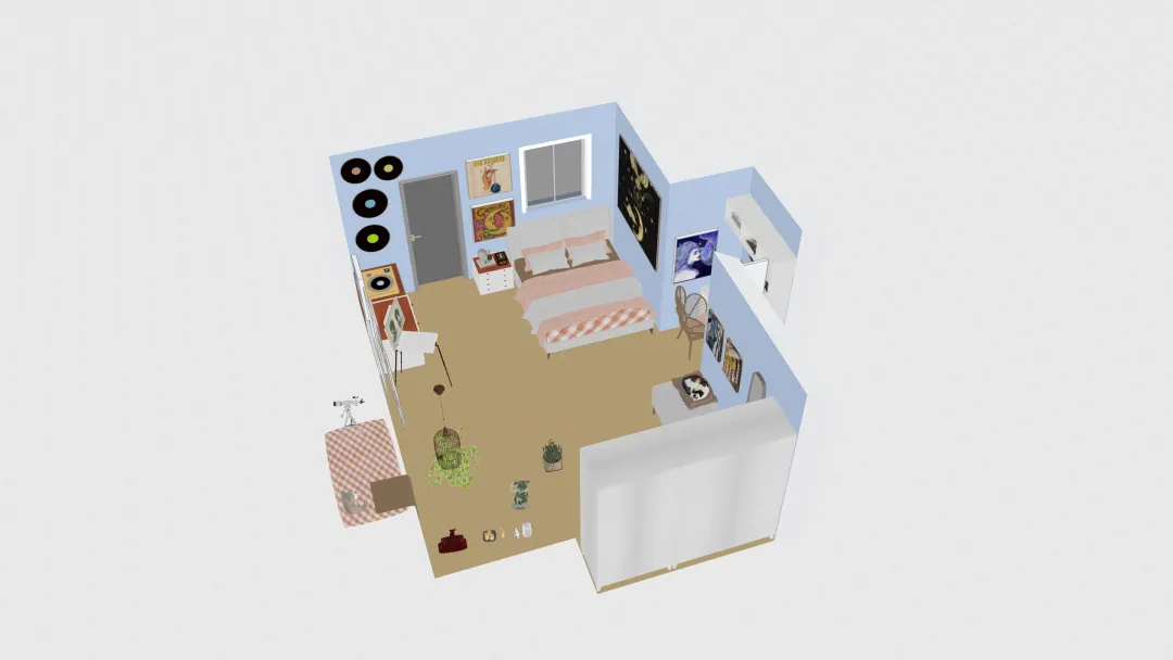 austen room 3d design renderings