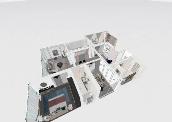 # 10 Three Bedroom Modern Luxurious Design Визуализация дизайна