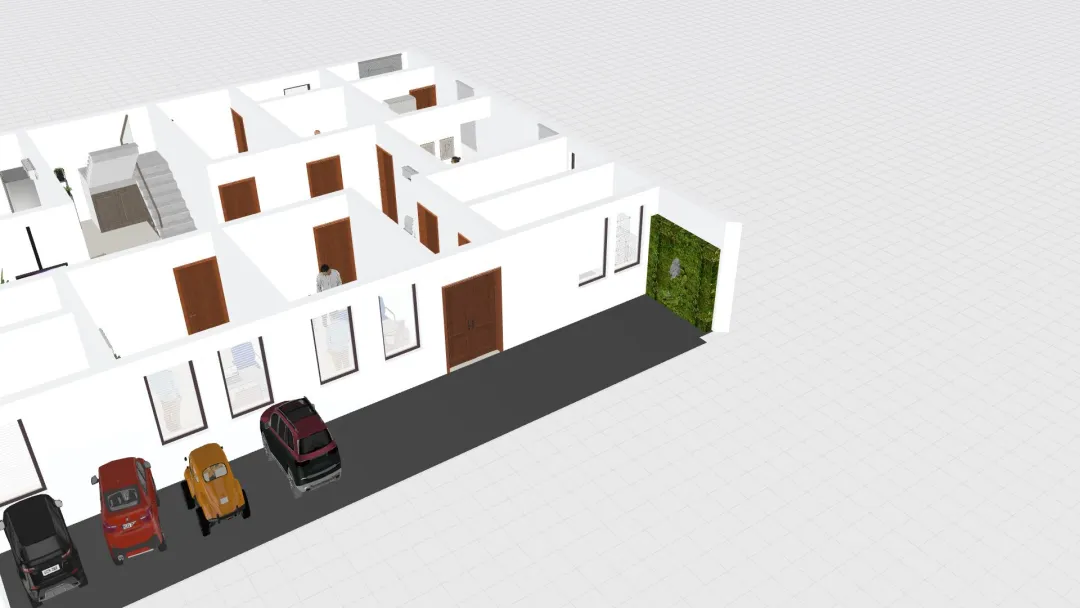 Clinica popular 3d design renderings