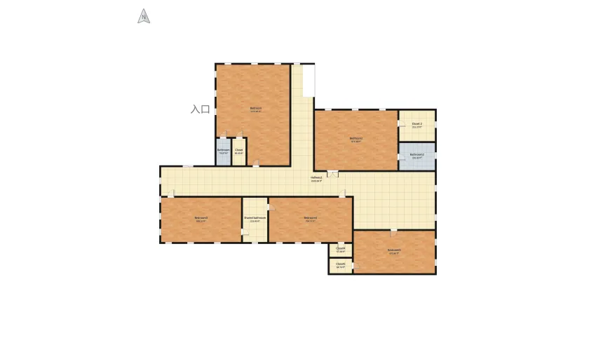 Vidhi's Homestyler Project! floor plan 2467.43