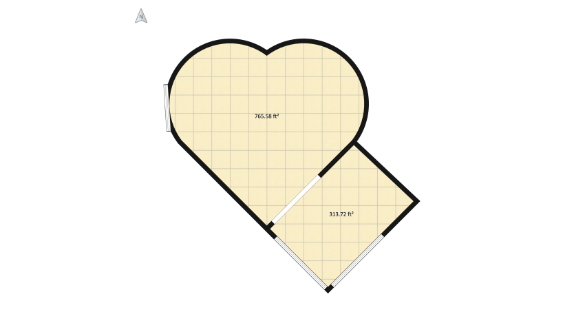 #ValentineContest Dark Romance floor plan 122.35