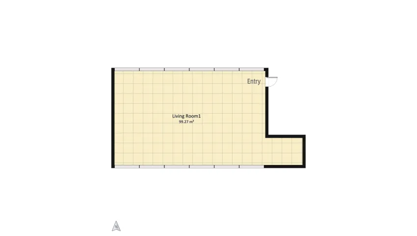 Saturated Sunken Living Room floor plan 99.28