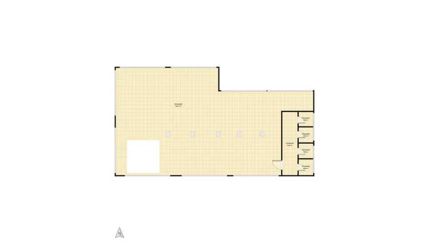 ufficio ibrido con ristorante 2 livelli floor plan 2052.93