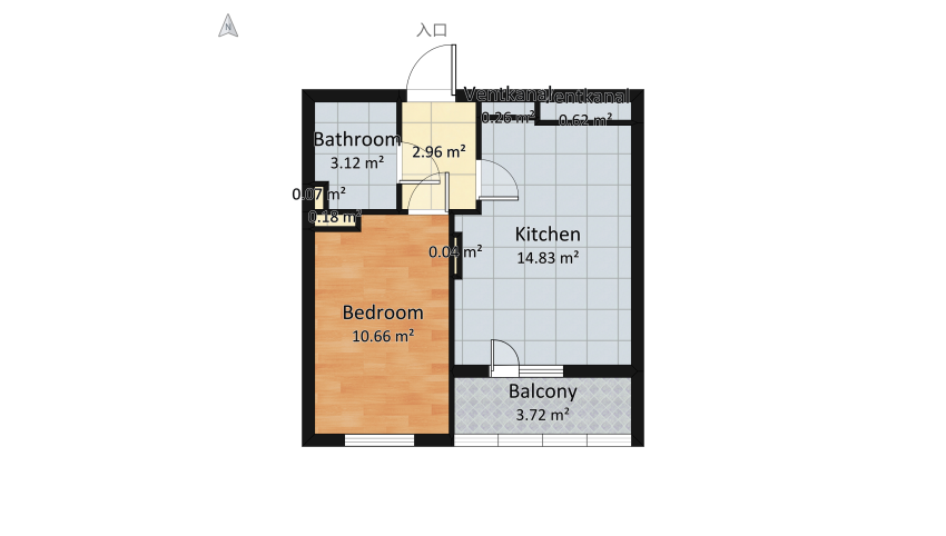 Apartment Maple Alleys floor plan 42.1