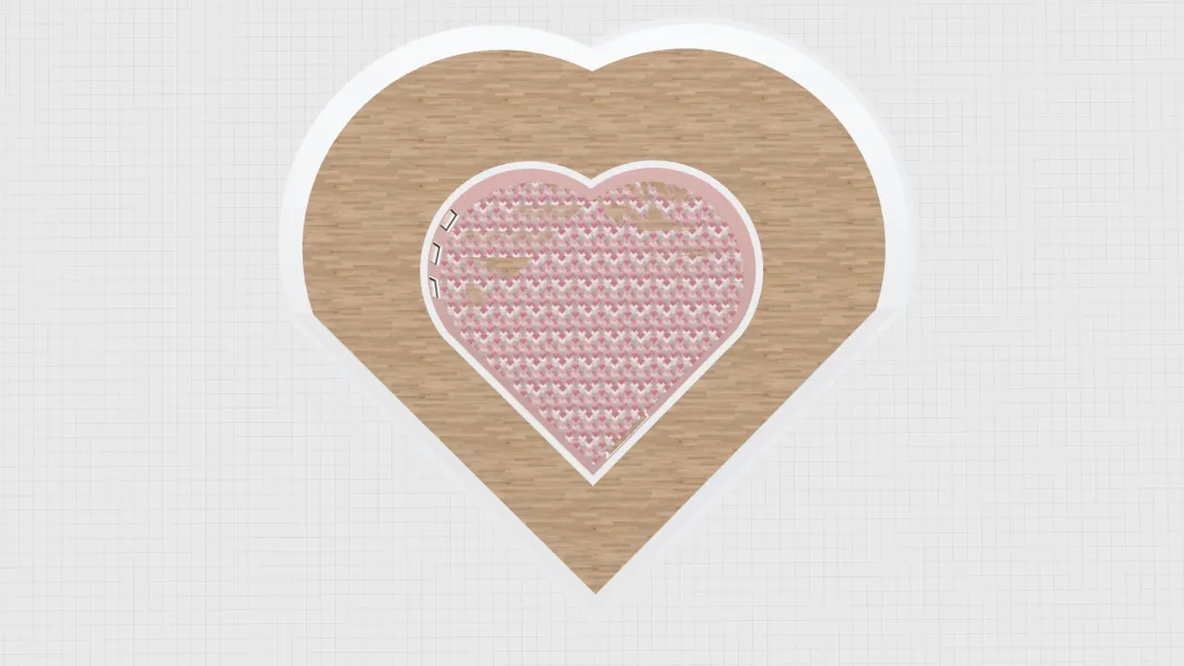 Srce u srcu  ValentineContest 1 3d design renderings
