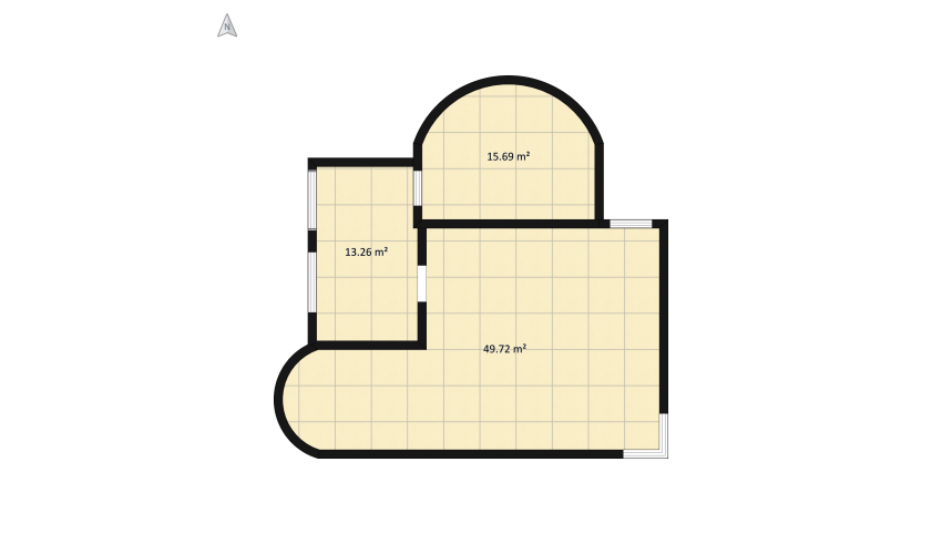 Amore suite floor plan 77.63