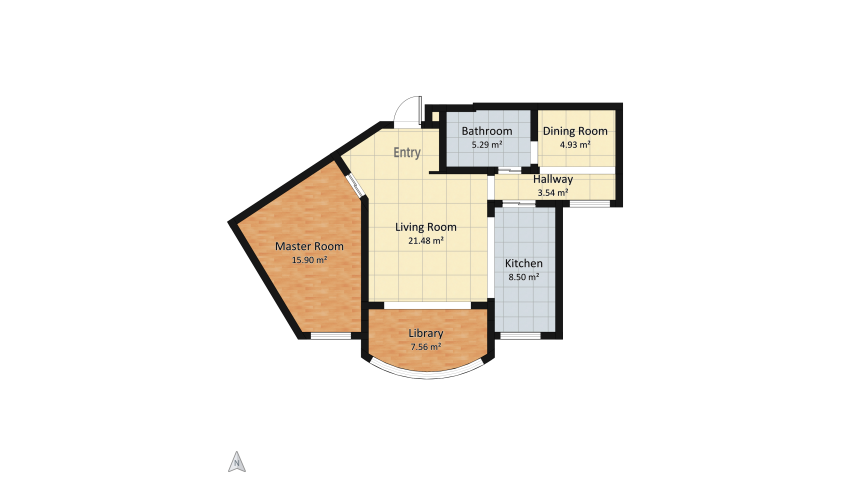 Apartment “Art and deco” floor plan 201.83
