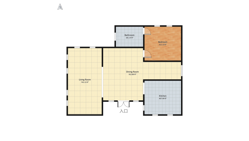 Modern Double Floor  floor plan 546.84