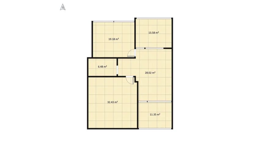 opcion 2 Area comun floor plan 118.95