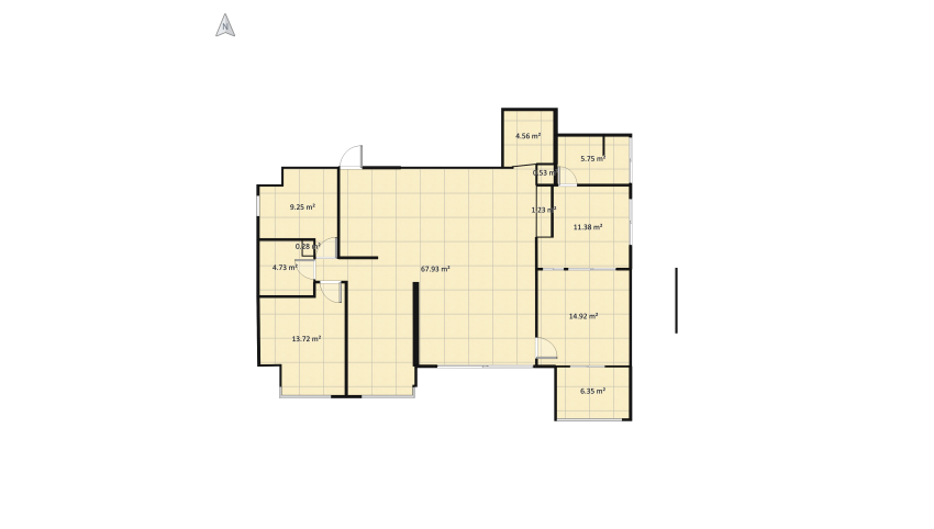 New Yang House floor plan 148.34