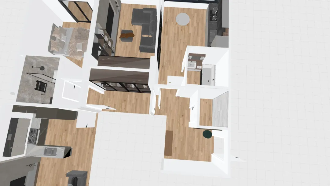 Чулан на кухне 3d design renderings