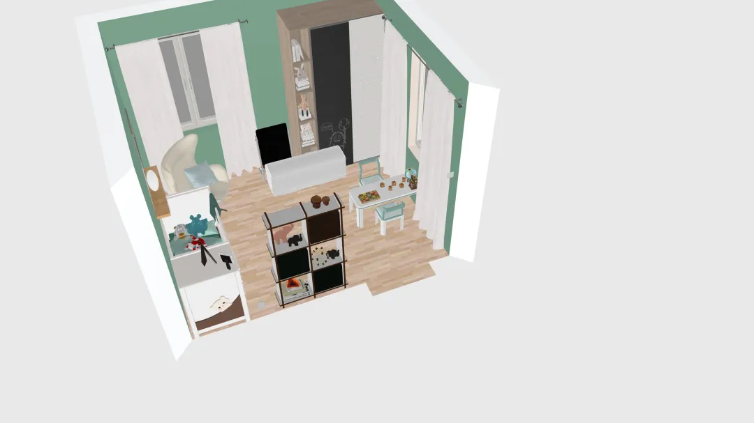 Baby room_copy 3d design renderings