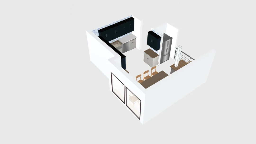 kitchen saco 4 3d design renderings