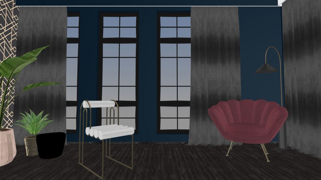 ар-деко 3d design renderings