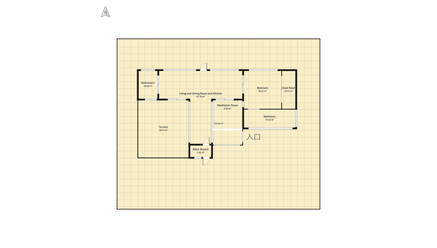 #T-ShapedContest -YuliyaP floor plan 1193.69