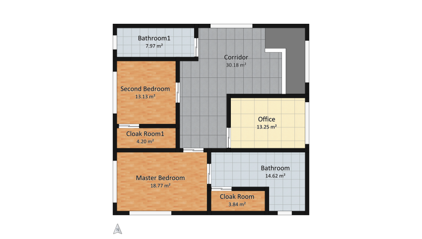 Modern and welcoming house floor plan 379.2