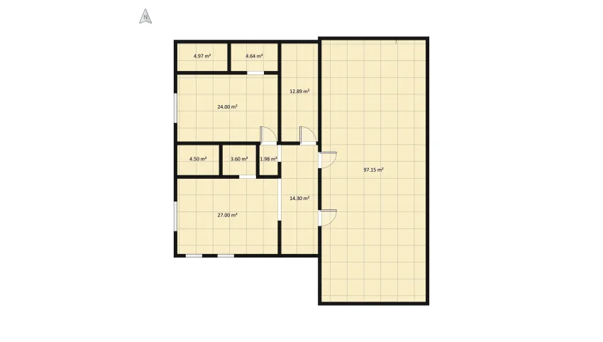 Small House floor plan 98.68
