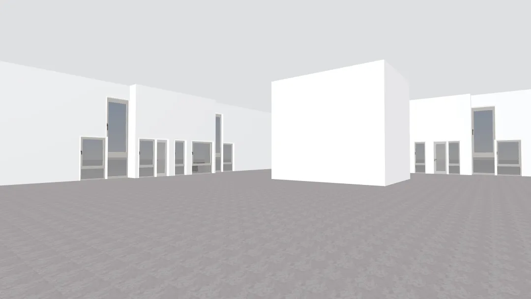 Palm Bay Office With Doors and Windows 3d design renderings