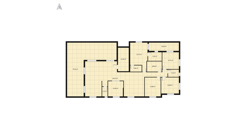 Haya House floor plan 349.68