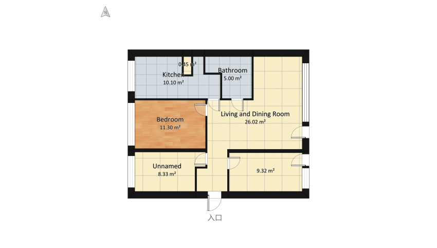 Copy of mieszkanie 13_copy- rzut floor plan 81.65