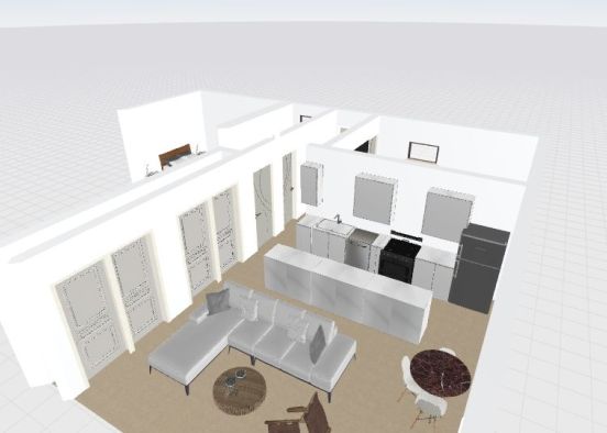 Ohana w/d by fridge 2nd Bdrm on Deck bigger main bedroom Design Rendering