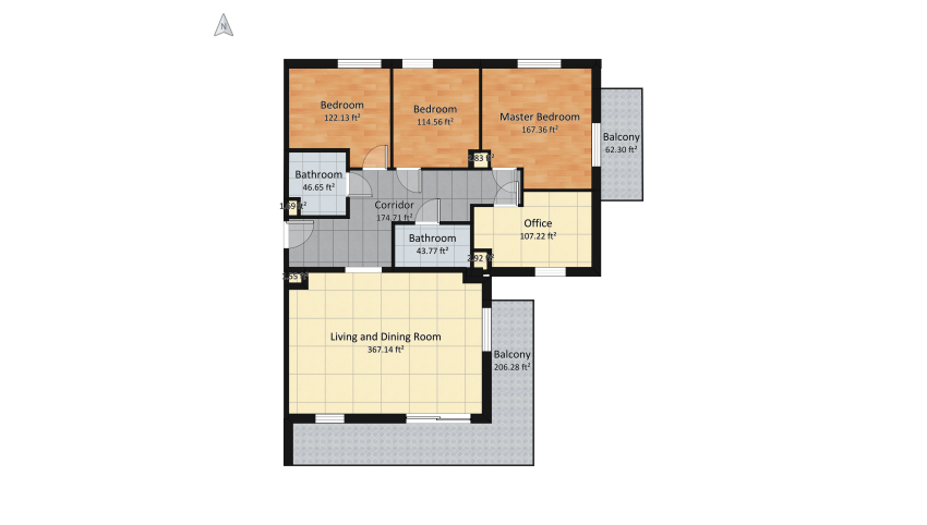 Wariant syialni floor plan 148.1